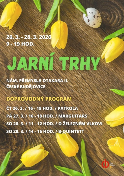 Plakát jarních trhů.