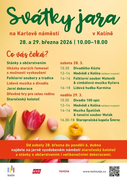 Program na velikonoční jarmark v Kolíně.