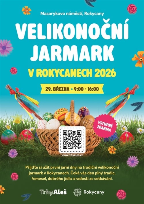 Plakát Velikonoc v Rokycanech.