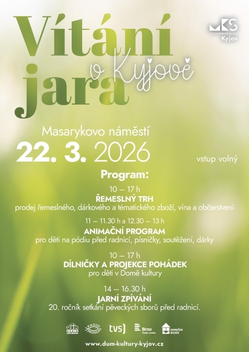 Plakát Vítání jara v Kyjově.