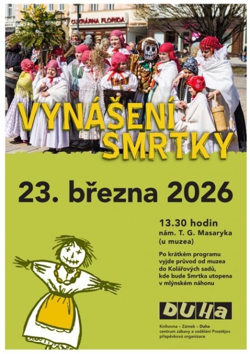 Vynášení Smrtky v Prostějově.