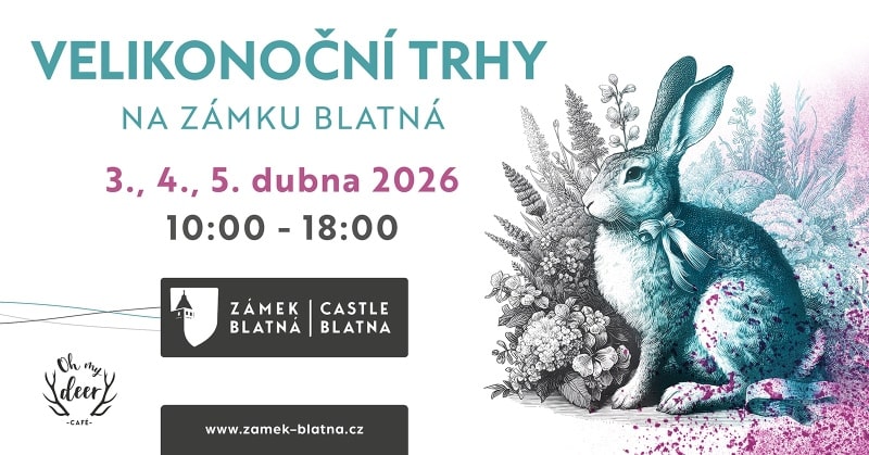 Plakát Velikonoc v Blatné.