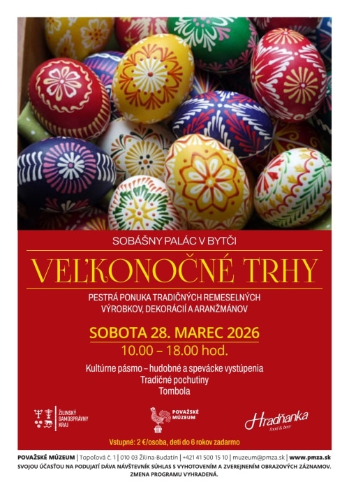 Plakát Velikonoc v Bytči.