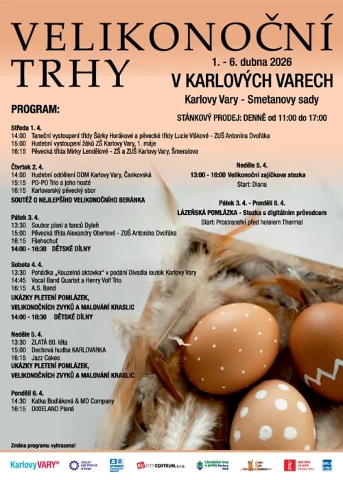 Plakát Karlovarských Velikonoc.