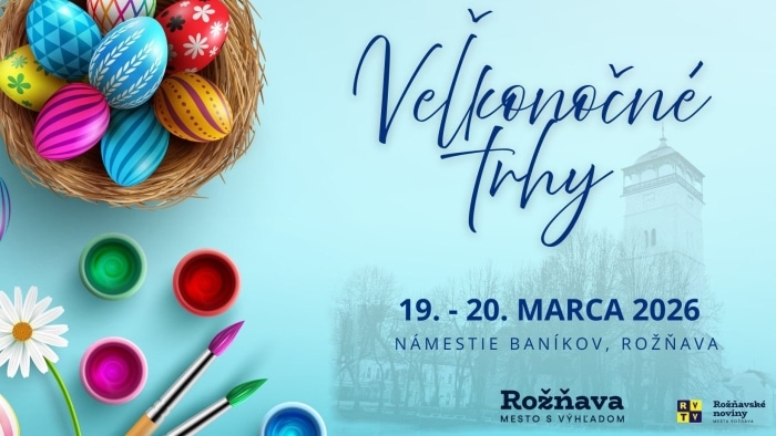 Plakát jarmarku v Rožňavě.