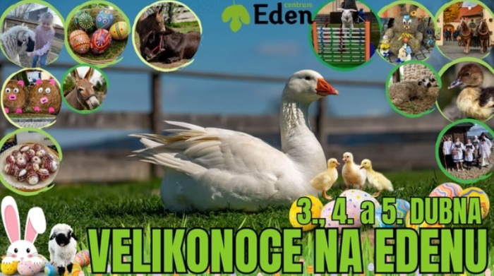 Program Velikonoc v Edenu na Vysočině.