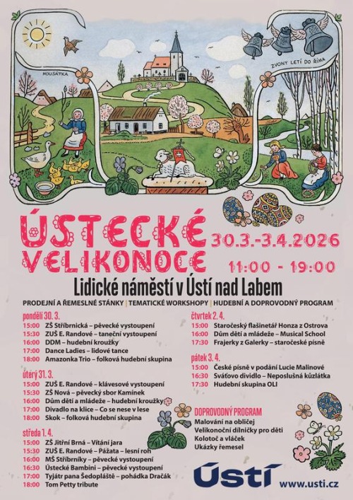 Plakát Ústeckých Velikonoc.