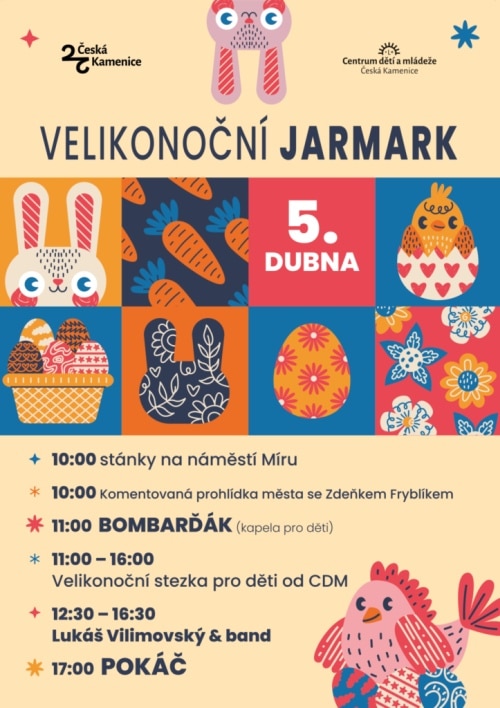 Plakát Velikonoc v České Kamenici.